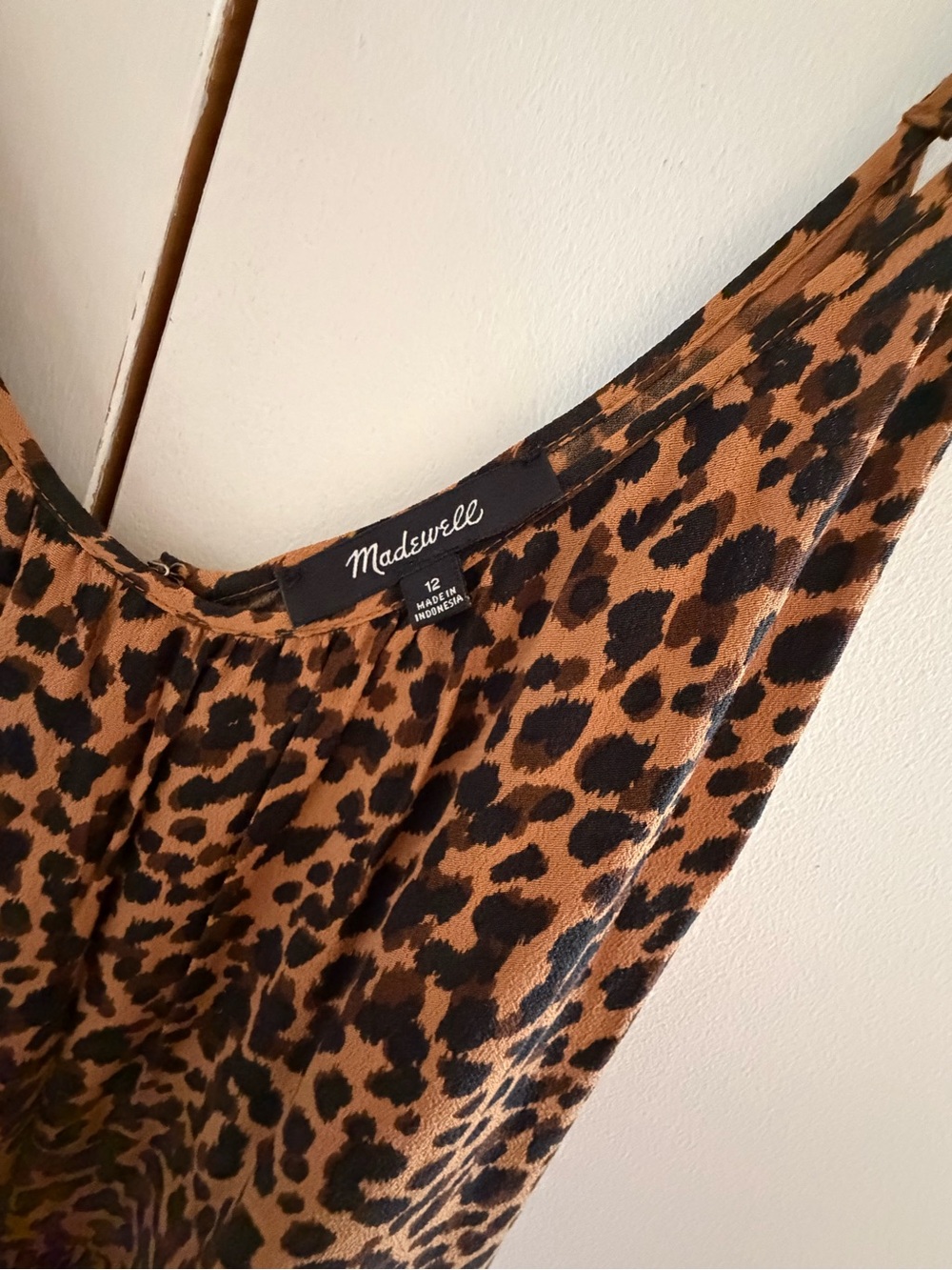 Madewell Leopard Animal Print Jumpsuit - Picture 3 of 4